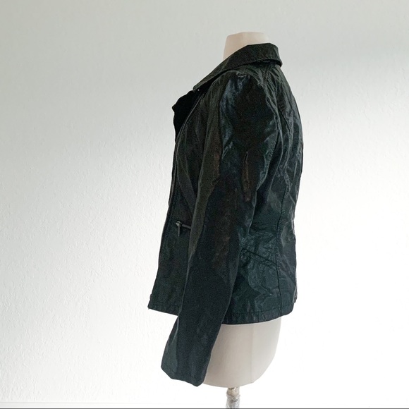 NWT LA COALITION Black Vegan Leather Jacket - Picture 6 of 16